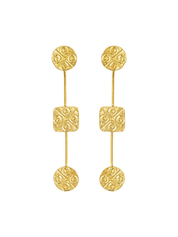 Zohra   I   Earrings Mudra Handcrafted Gold Plated - Shop Cult Modern