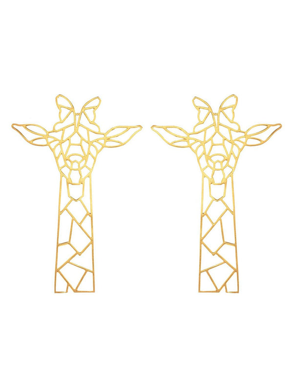 Zohra   I   Earrings Girafometric Handcrafted gold plated - Shop Cult Modern
