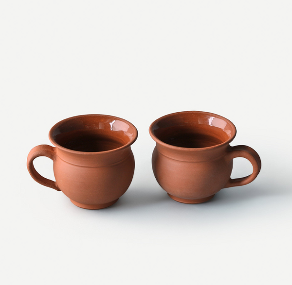 Home Tableware Tea Cup Elan-Terracotta Tea Cup (Set Of 6)-Ikai Asai - Shop Cult Modern