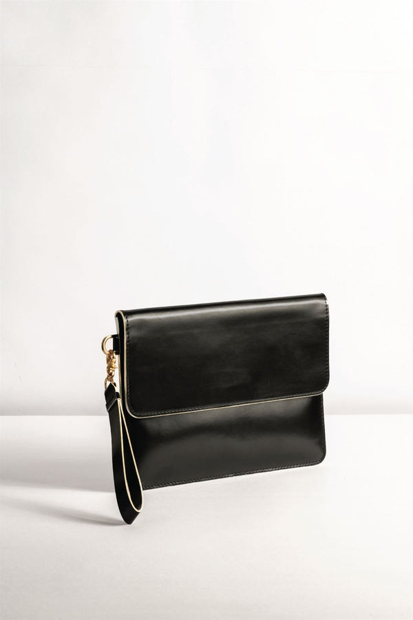 Tanned   I   Mini Sleeve      Black  TO/MS-BLK  I Leather Bag - Shop Cult Modern