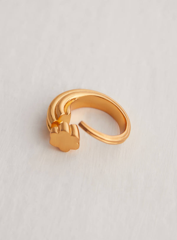 Outhouse   I   Oh Poppi Sixth Avenue Tuscon Ring Brass, Gold Accessories OHAW21RI041 - Shop Cult Modern