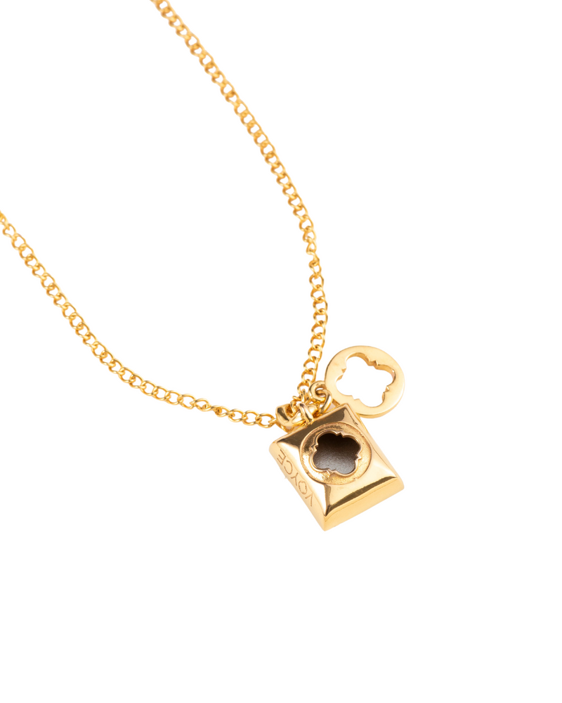 Fashion Jewelry-18k Gold Plated-Pendants-Sirius Crystal-Green-VOYCE1036-Fashion Edit Voyce - Shop Cult Modern