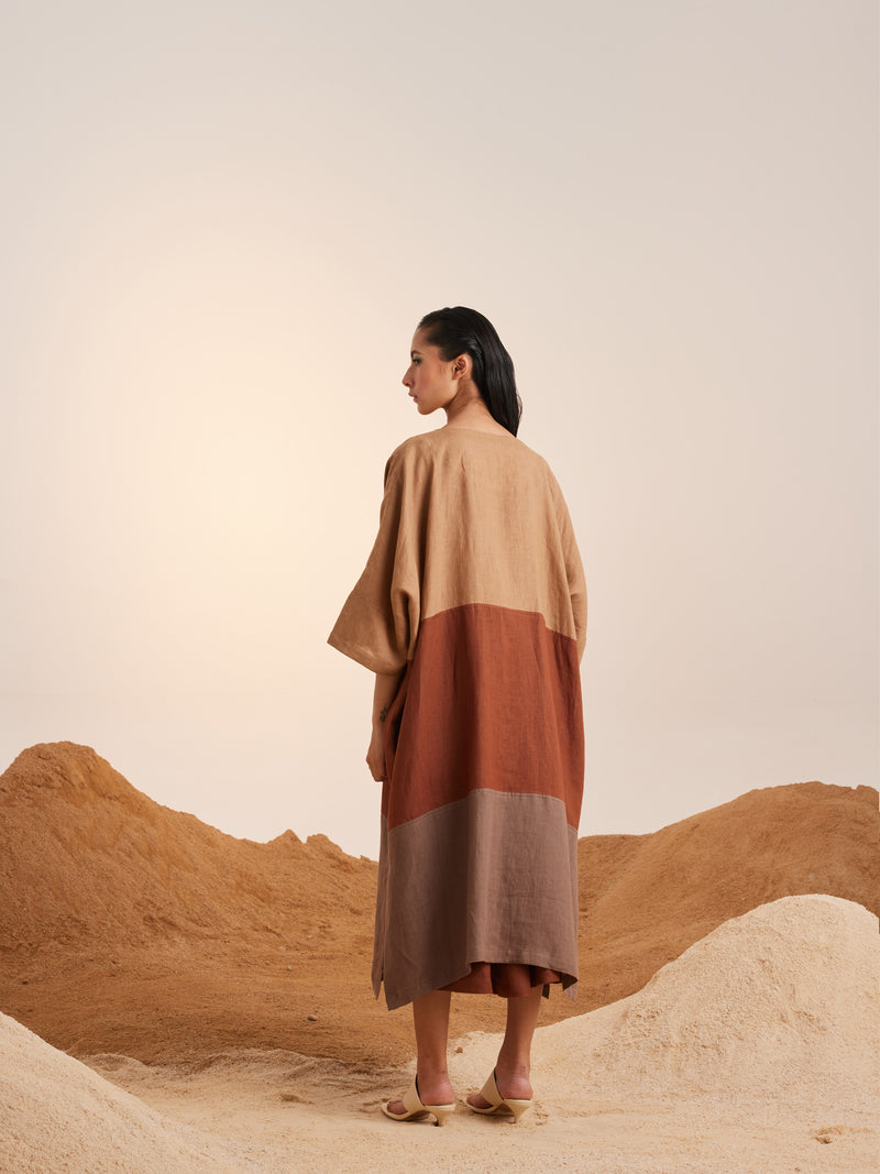 Summer Co-Ord Set Of 3 Cape Freya-Sand-Rust & Ash-Linen-Ss25-Fcs3-Sra-Cord - Shop Cult Modern