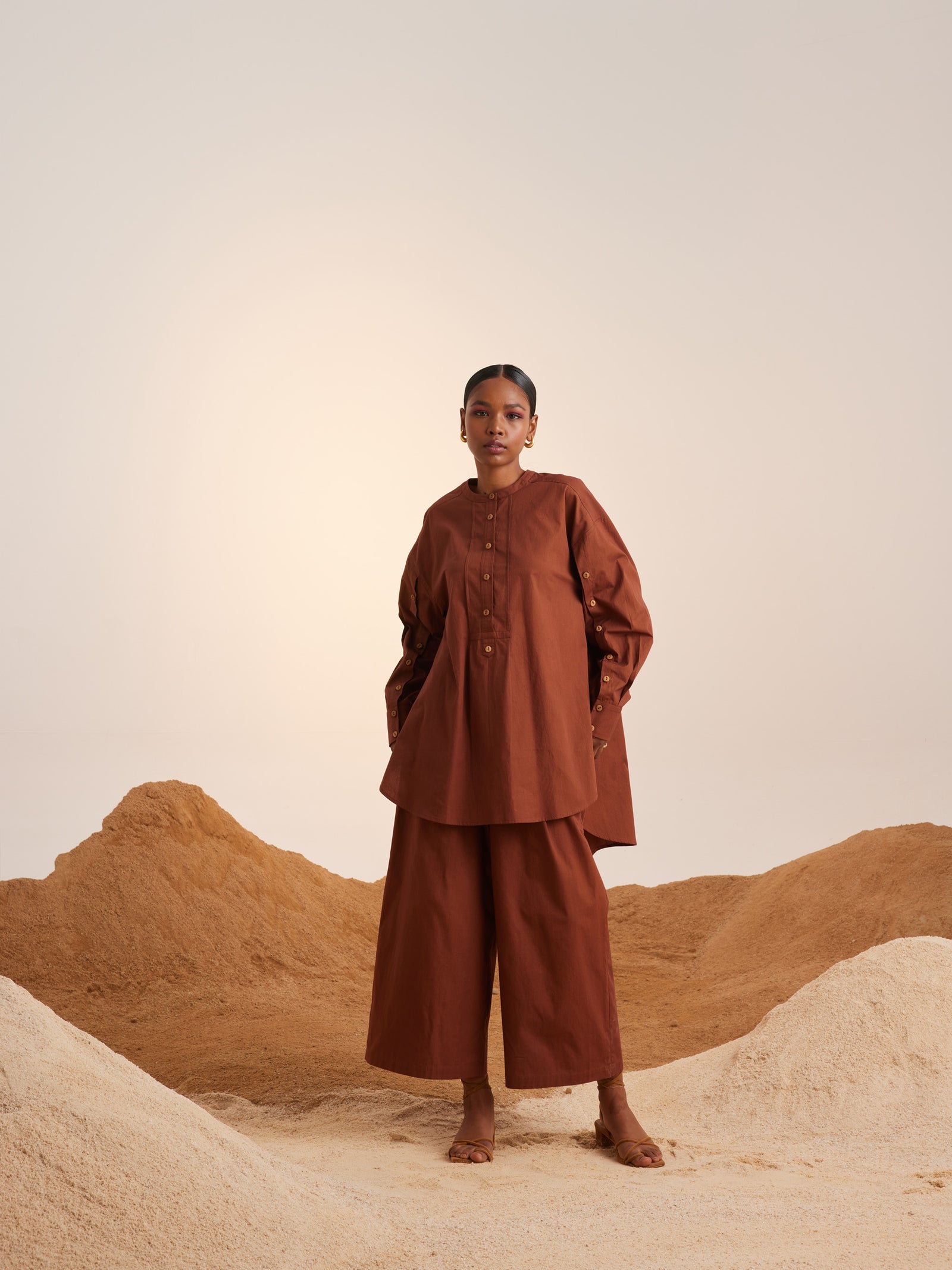 Shop Rust Coord Tunic Set by Cord | Shop Cult Modern