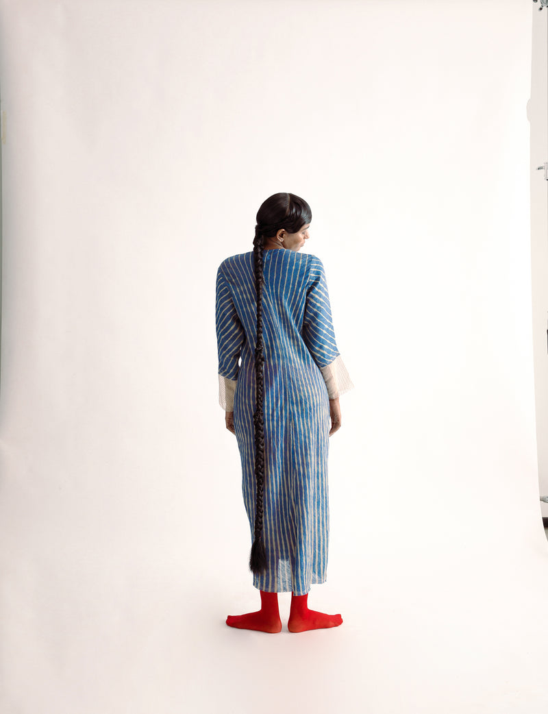 Summer Dress Isla Tussar Silk Fashion Edit Kai-38 Urvashi Kaur - Shop Cult Modern