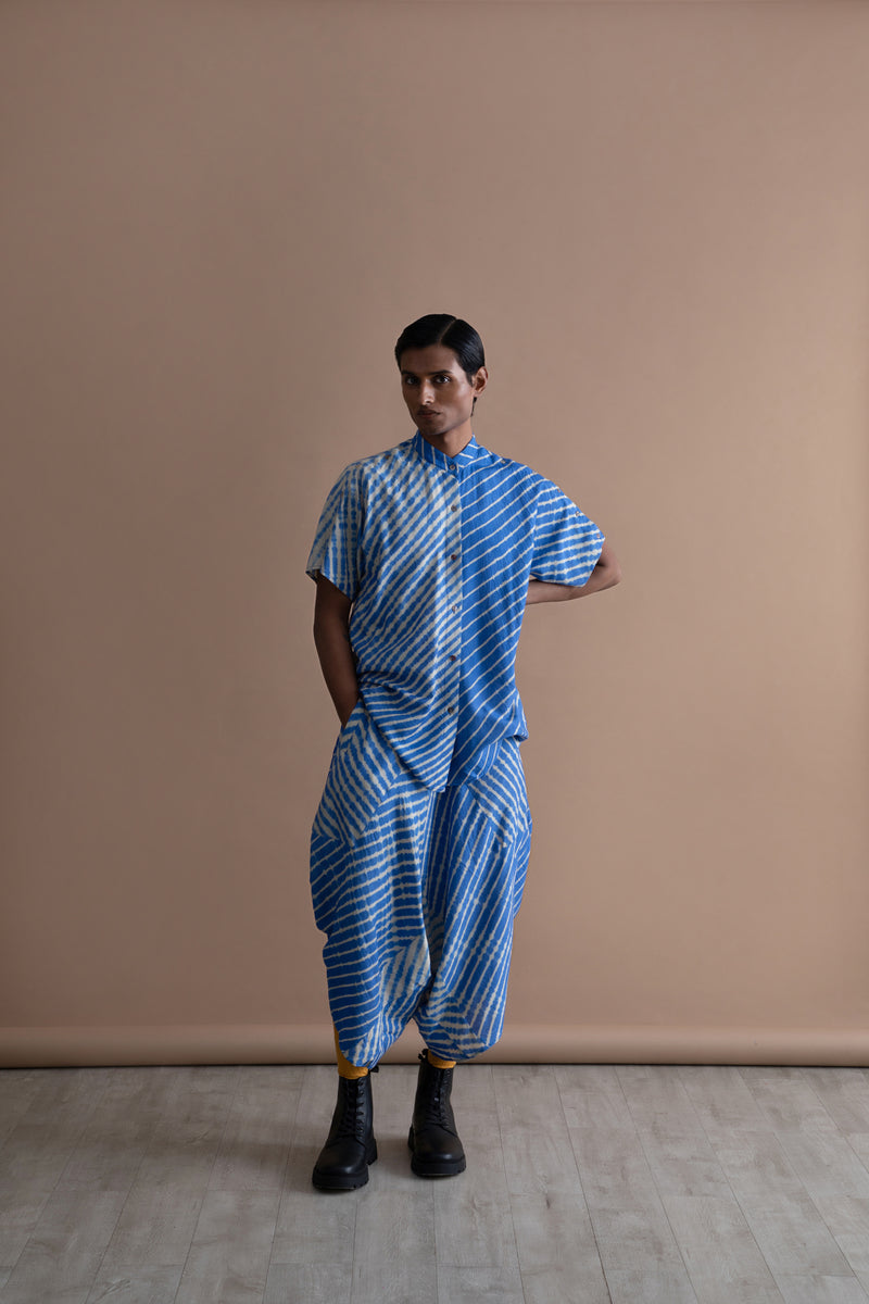 Summer Dhoti Denote Tussar Silk Fashion Edit Kai-21 Urvashi Kaur - Shop Cult Modern