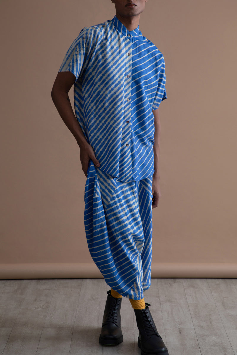Summer Dhoti Denote Tussar Silk Fashion Edit Kai-21 Urvashi Kaur - Shop Cult Modern