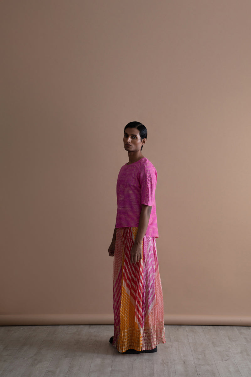 Summer Top Chaak Muga Silk Fashion Edit Kai-28 Urvashi Kaur - Shop Cult Modern