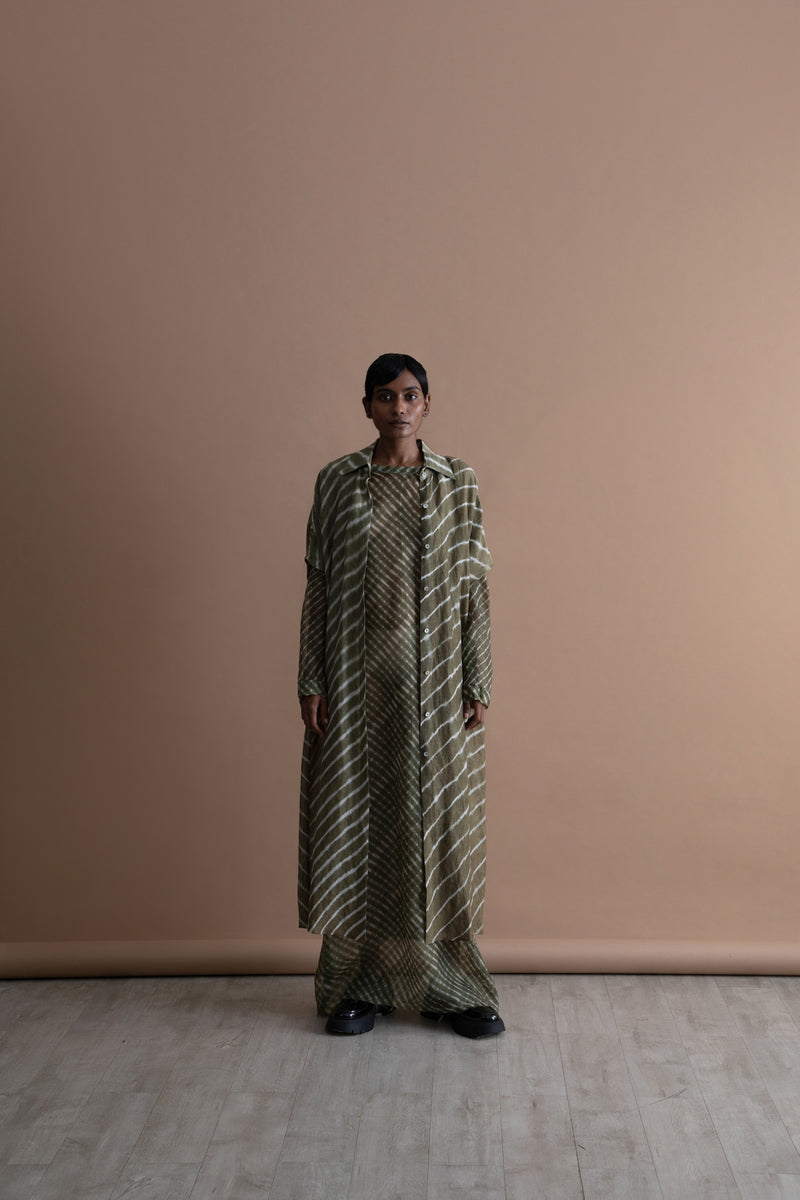 Summer Dress Cyprus Tussar Silk Fashion Edit Kai-04A Urvashi Kaur - Shop Cult Modern