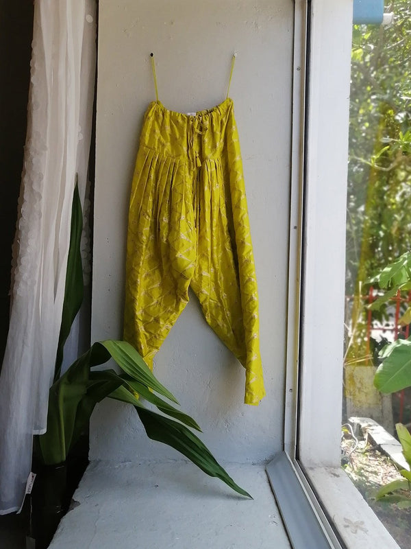 Raw Mango - pyjama-shirazi-silk-brocade-lime - Shop Cult Modern