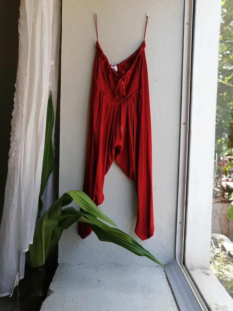 Raw Mango - pyjama-bashir-silk-red - Shop Cult Modern