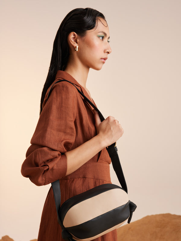Summer Bag Shoulder Nugget-Ivory White-Ss23-Nugg-Blk-Ivy Leather-Cord - Shop Cult Modern