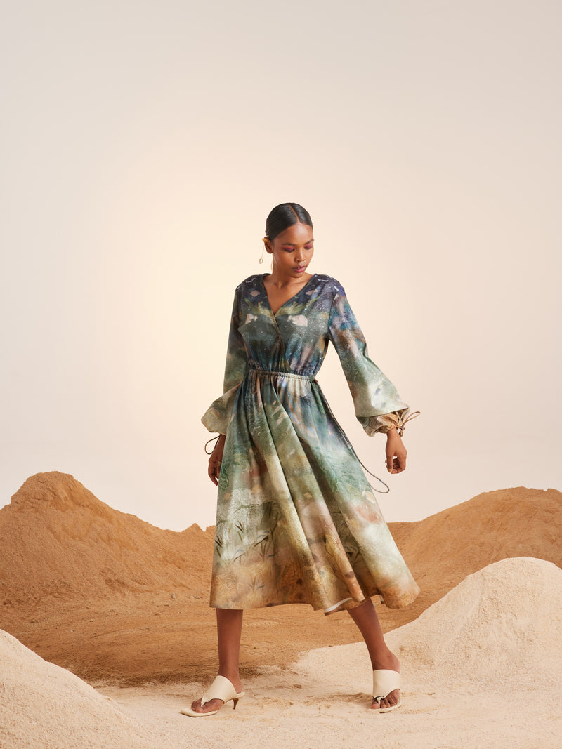 Buy Underwater Drawstring Dress by CORD - Shop Cult Modern Buy Underwater Drawstring Dress by CORD - Shop Cult Modern