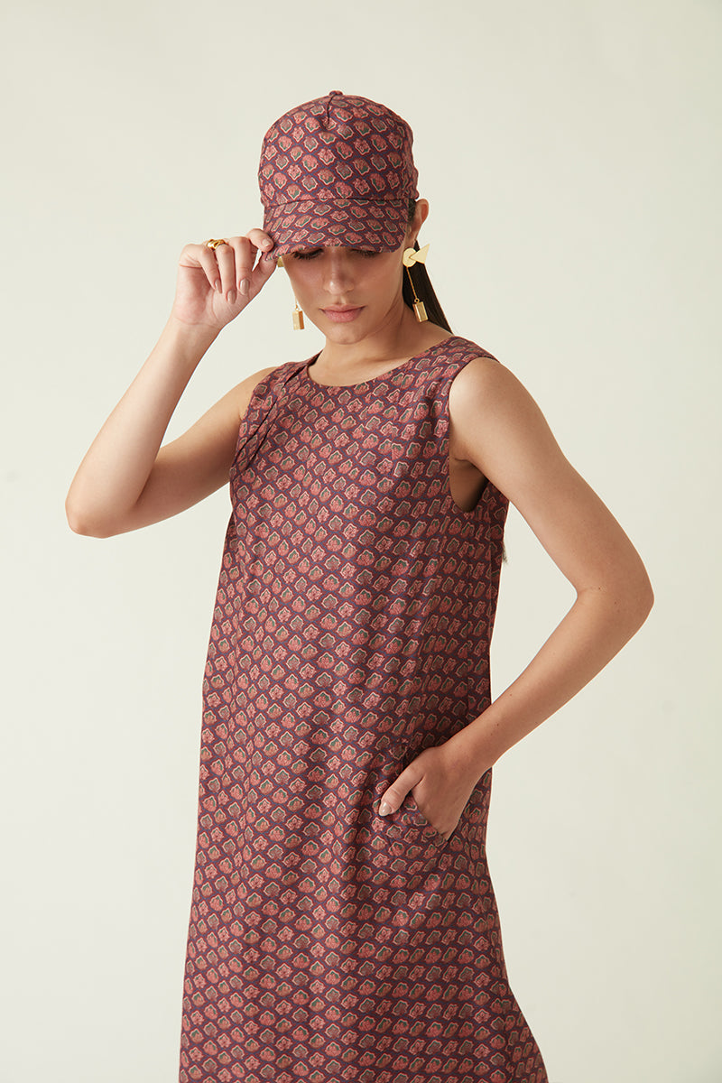 Summer Dress Silk Bukit Printed-Fashion Edit Java 03A-4JV-21-Payal Pratap - Shop Cult Modern