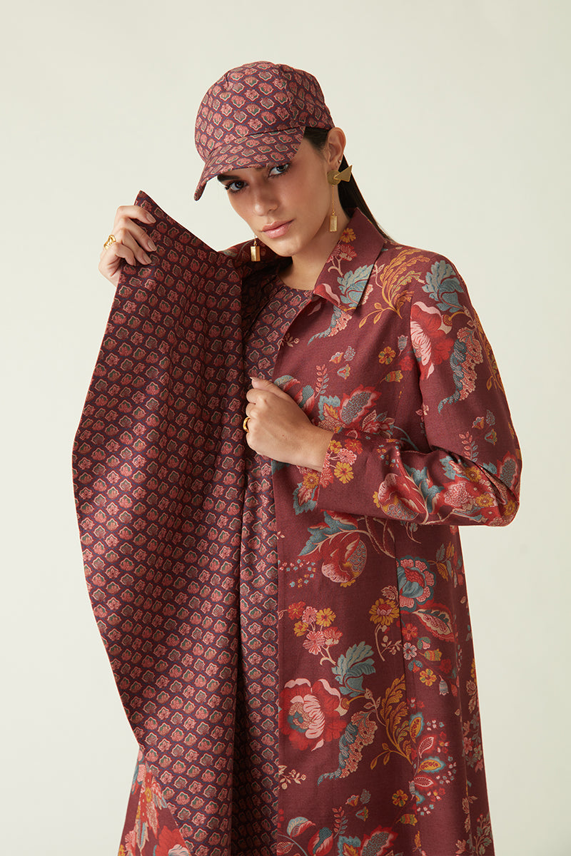Summer Jacket Silk Benum Printed-Fashion Edit Java 03A-7JV-22-Payal Pratap - Shop Cult Modern