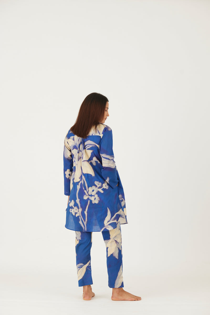 New Season Fall 23/Summer 24-Coord Set-Cotton-Chicory 
Blue-YAMLS19-Fashion Edit Yam - Shop Cult Modern