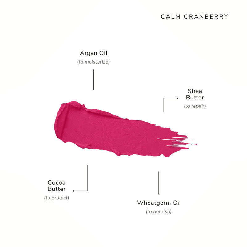 Clean Beauty & Spa New Collection-Creme Lipstick Refill-Calm Cranberry-Fashion Edit Asa Beauty - Shop Cult Modern