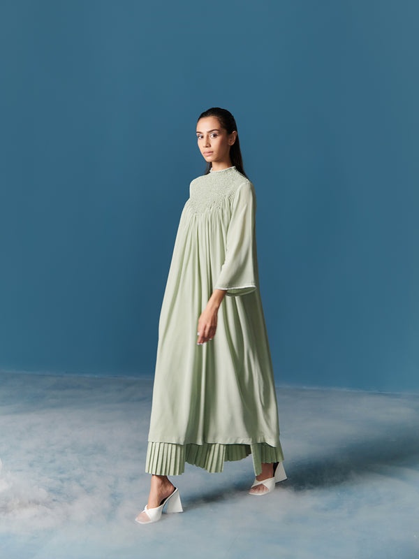 summer dress with slip silk smocked pompom-fashion edit-after dark-18-ilk - Shop Cult Modern