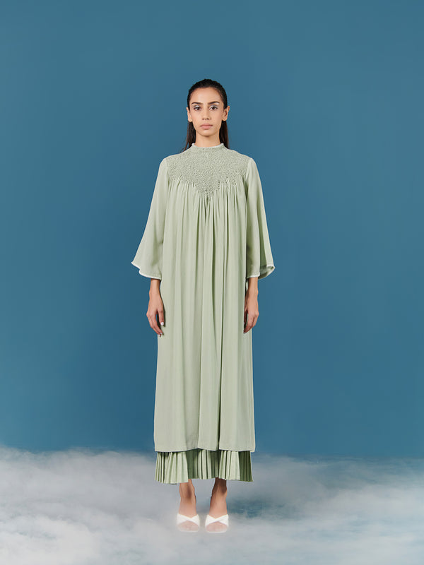 summer dress with slip silk smocked pompom-fashion edit-after dark-18-ilk - Shop Cult Modern