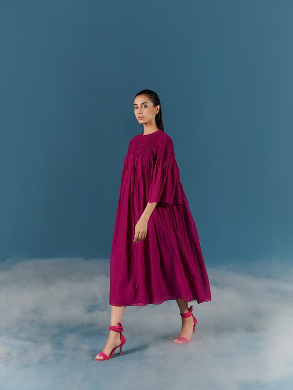 summer dress with slip silk cotton smocked-fashion edit-after dark-30-ilk - Shop Cult Modern