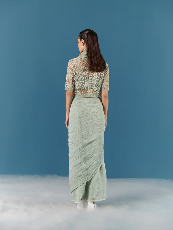 summer sari silk smocked drape-fashion edit-after dark-70-ilk - Shop Cult Modern