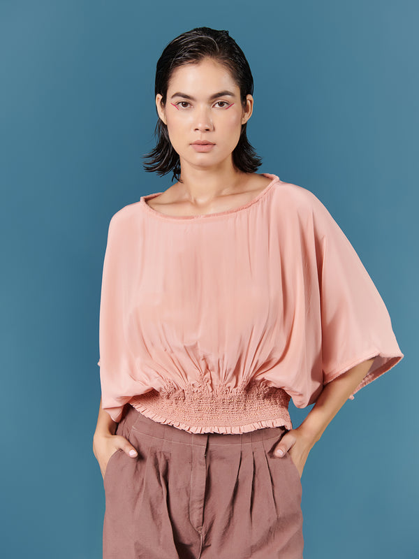 summer top silk smocked Hem-fashion edit-after dark-92-ilk - Shop Cult Modern