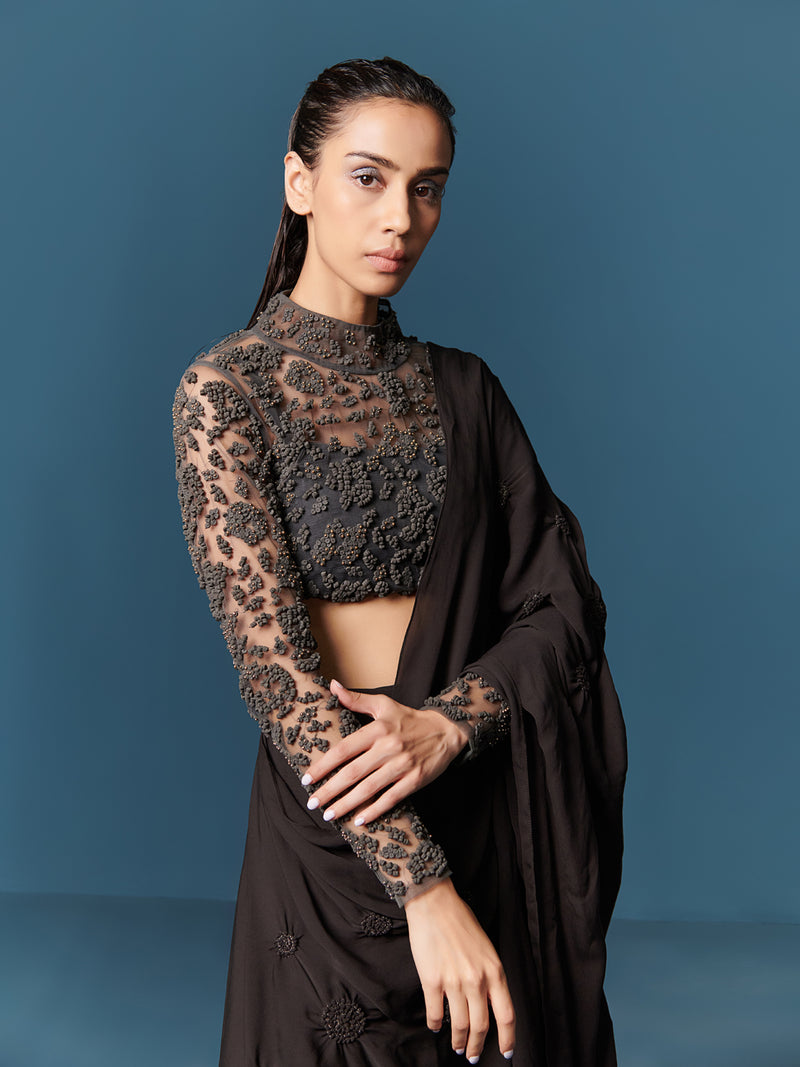 summer top cropped silk cotton net embroidery-fashion edit-after dark-98-ilk - Shop Cult Modern