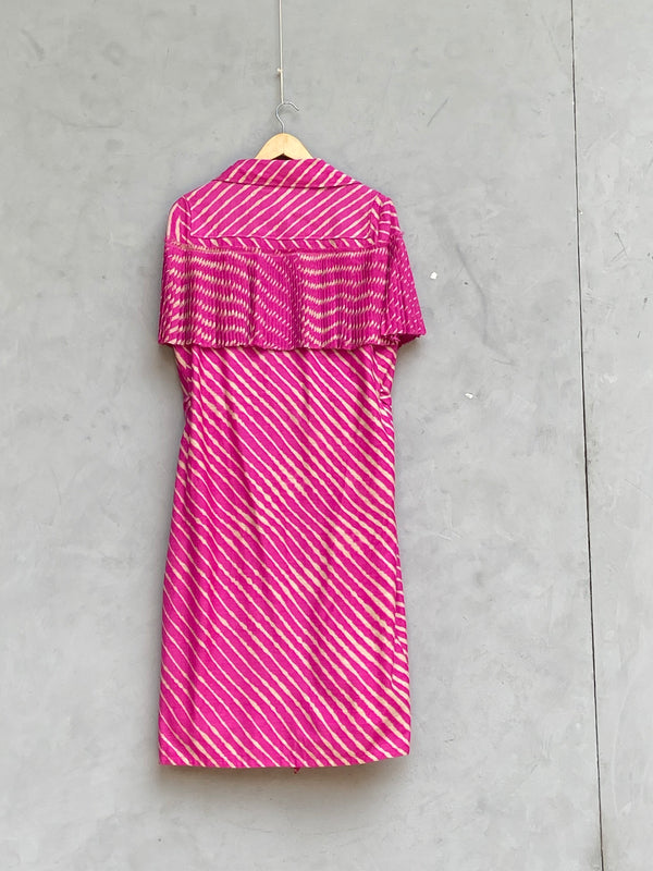 Summer Dress Fleur Trench Tussar Silk Fashion Edit Kai-05B Urvashi Kaur - Shop Cult Modern