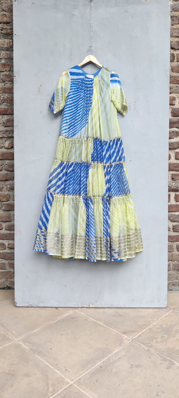 Summer Dress Fiord Kota Silk Fashion Edit Kai- 46 Urvashi Kaur - Shop Cult Modern