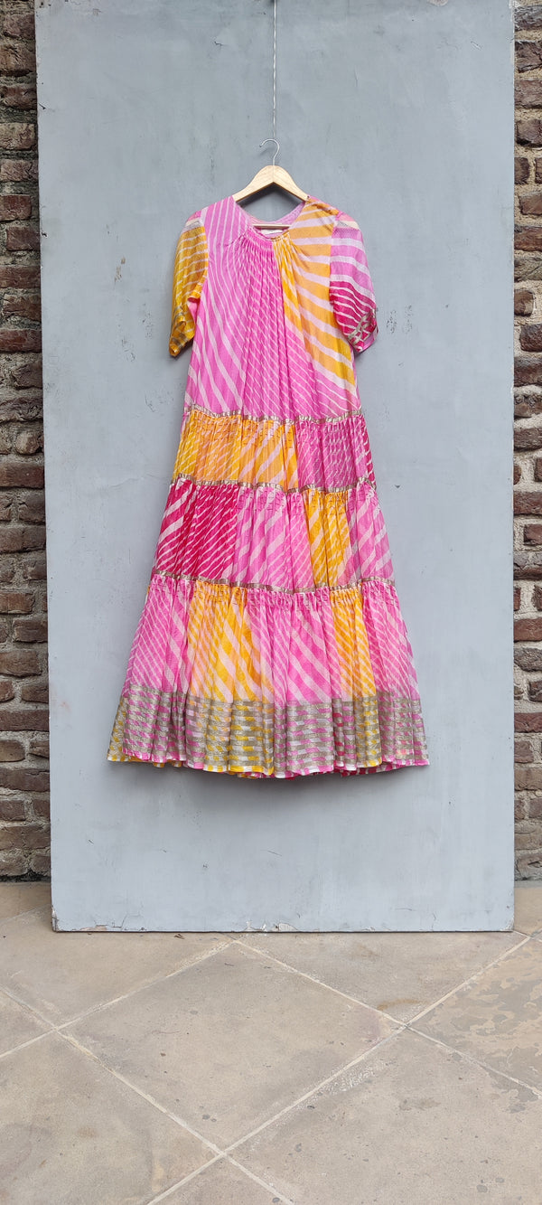 Summer Dress Fiord Kota Silk Fashion Edit Kai- 46 Urvashi Kaur - Shop Cult Modern
