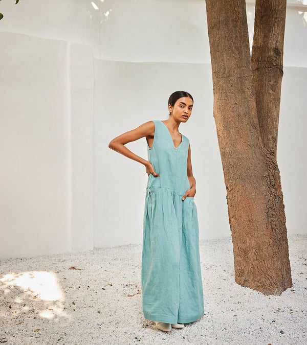 Summer Jumpsuit Linen-Fashion Edit-Oh Sussana-KW758-Khara Khapas - Shop Cult Modern