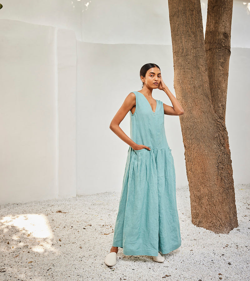 Summer Jumpsuit Linen-Fashion Edit-Oh Sussana-KW758-Khara Khapas - Shop Cult Modern