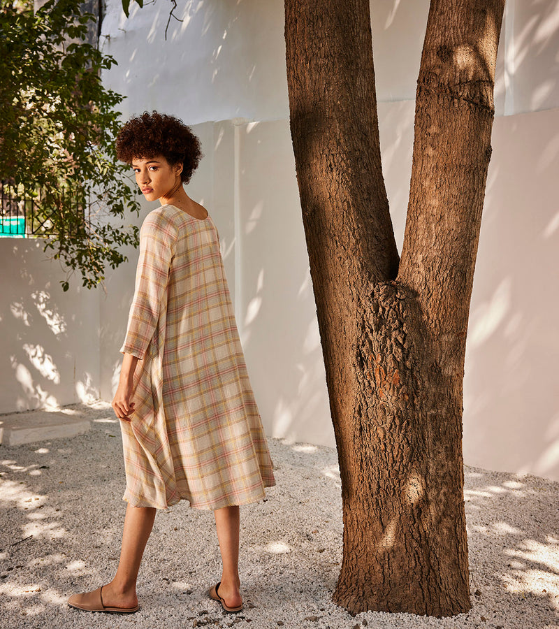 Summer Dress Linen-Fashion Edit-Oh Sussana-KW725-Khara Khapas - Shop Cult Modern