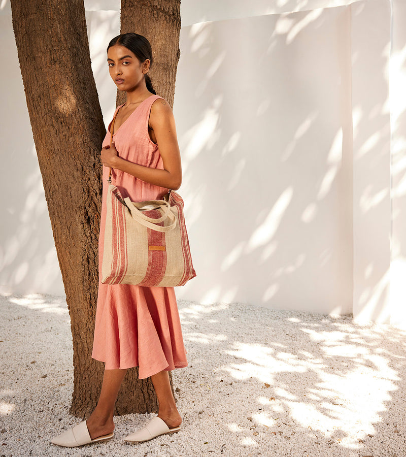 Summer Dress Linen-Fashion Edit-Oh Sussana-KW726-Khara Khapas - Shop Cult Modern