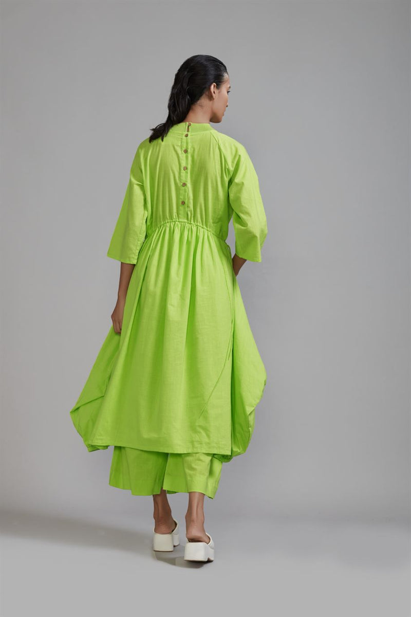 New Season Summer/Fall 24-Tunic Green Raglan Vari Cotton Neon-MT RAG VARI DR-Neon Green-Fashion Edit Mati - Shop Cult Modern