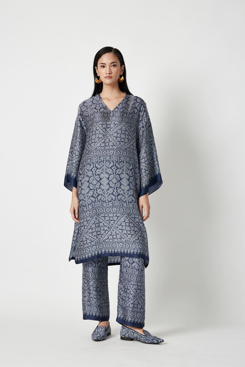 Summer Kurta Set Modal Muslin Printed-Fashion Edit Java 3-9JV-106-Payal Pratap - Shop Cult Modern