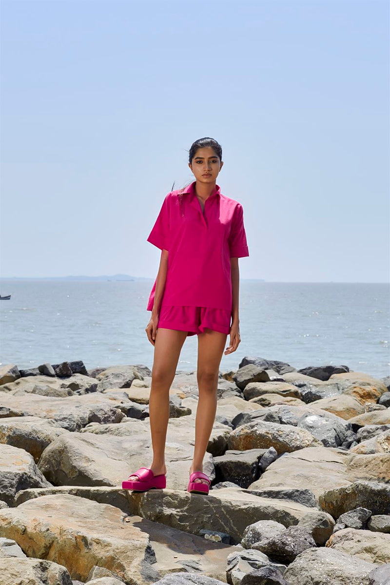 New Season Summer/Fall 23-Top Ekin Cotton Pink-MT Ekin Shirt-KA Pink-Fashion Edit Mati - Shop Cult Modern