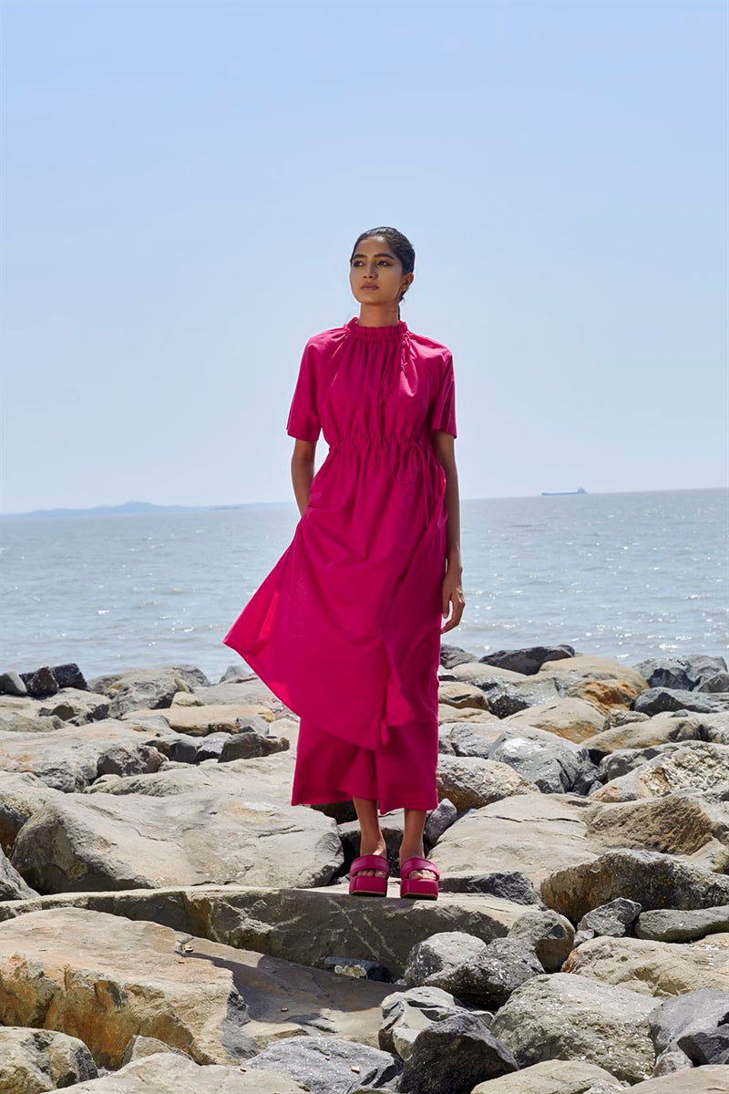 New Season Summer/Fall 24-Tunic Tora Cotton Pink-MT Tora Tunic-KA Pink-Fashion Edit Mati - Shop Cult Modern