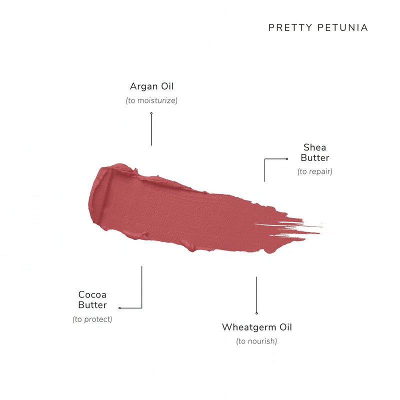 Clean Beauty & Spa New Collection-Hydra-Matte Lipstick-Pretty Petunia-Fashion Edit Asa Beauty - Shop Cult Modern