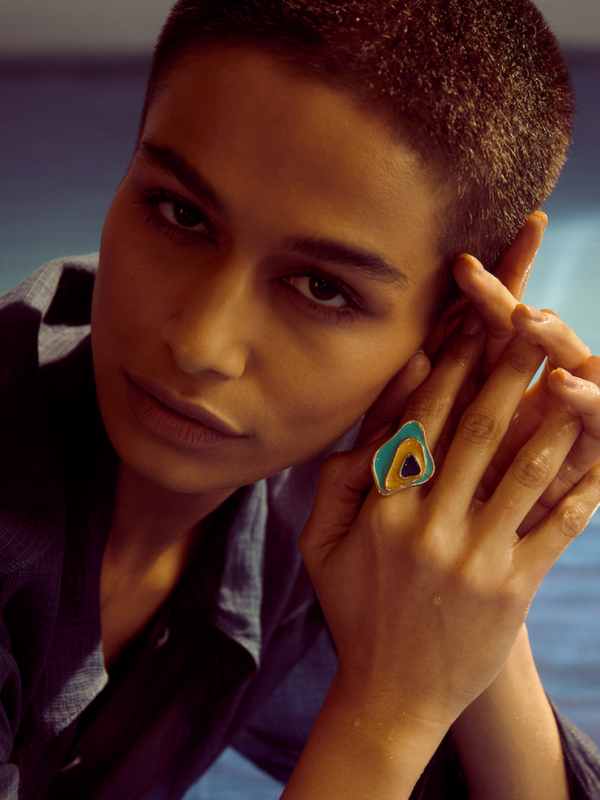Fashion Jewelry-18k Gold Plated-Rings-Seychelles-Blue-RIVA1006-Fashion Edit Voyce - Shop Cult Modern