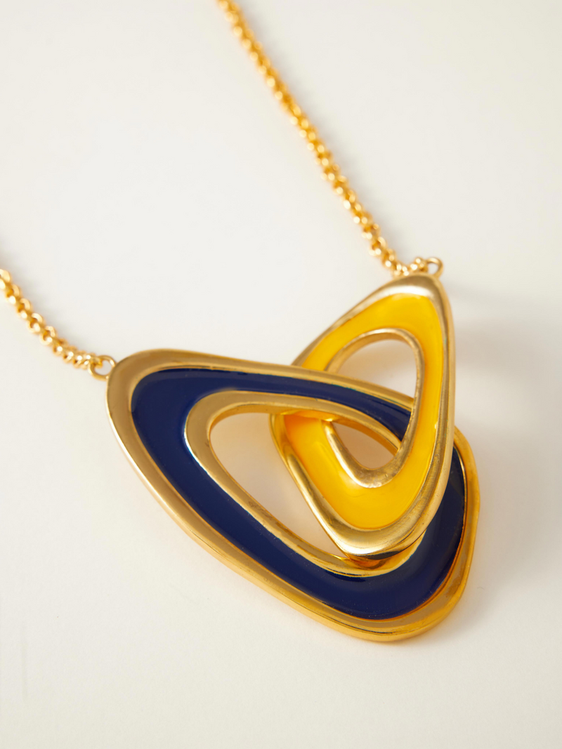 Fashion Jewelry-18k Gold Plated-Necklaces-Aruba-Multicolor-RIVA1026-Fashion Edit Voyce - Shop Cult Modern