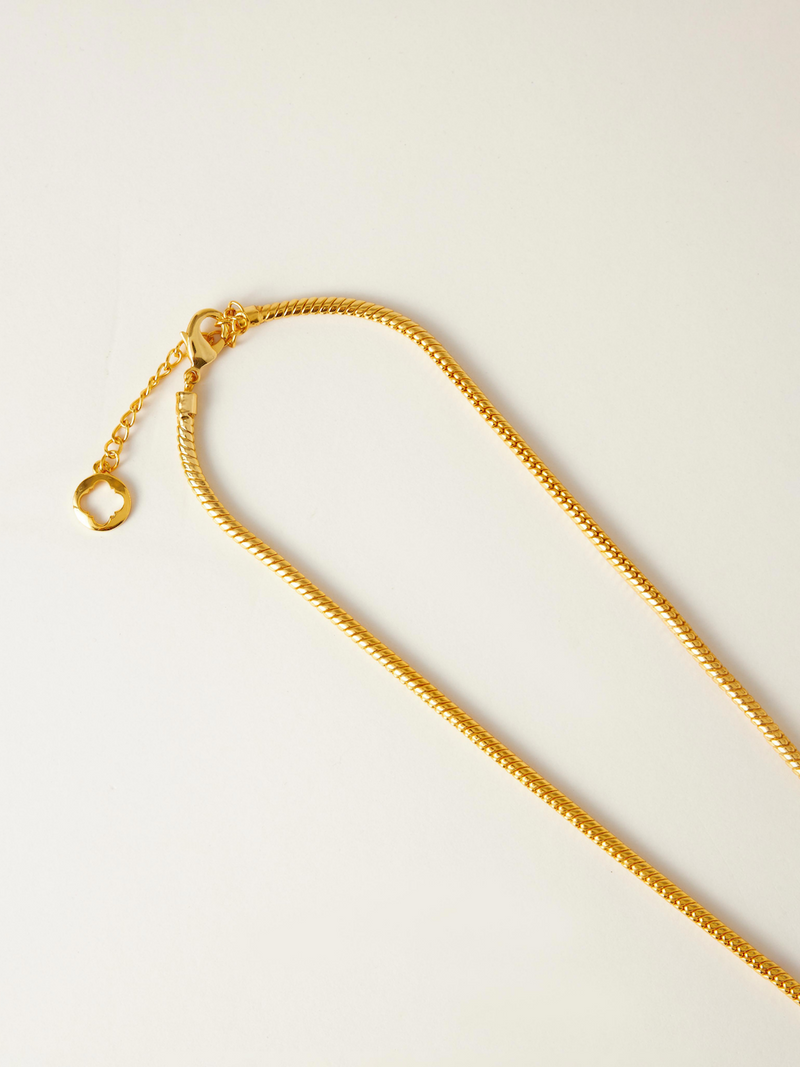 Fashion Jewelry-18k Gold Plated-Necklaces-Bora Bora-Blue-RIVA1029-Fashion Edit Voyce - Shop Cult Modern