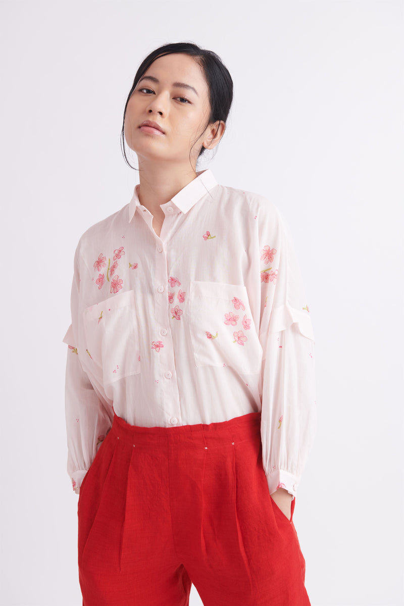 summer shirt cotton silk floral print-SS2025-26-fashion edit-the plavate - Shop Cult Modern