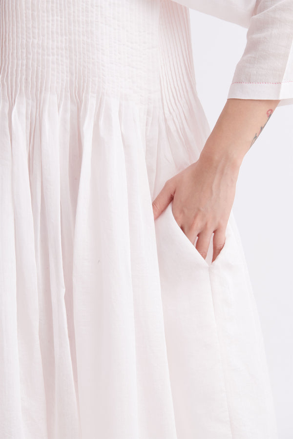 summer dress handloom silk mauve-SS2023-01-fashion edit the plavate - Shop Cult Modern