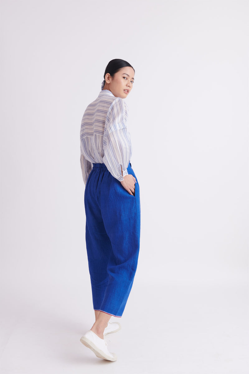 summer pant linen blue-SS2025-13-fashion edit-the plavate - Shop Cult Modern