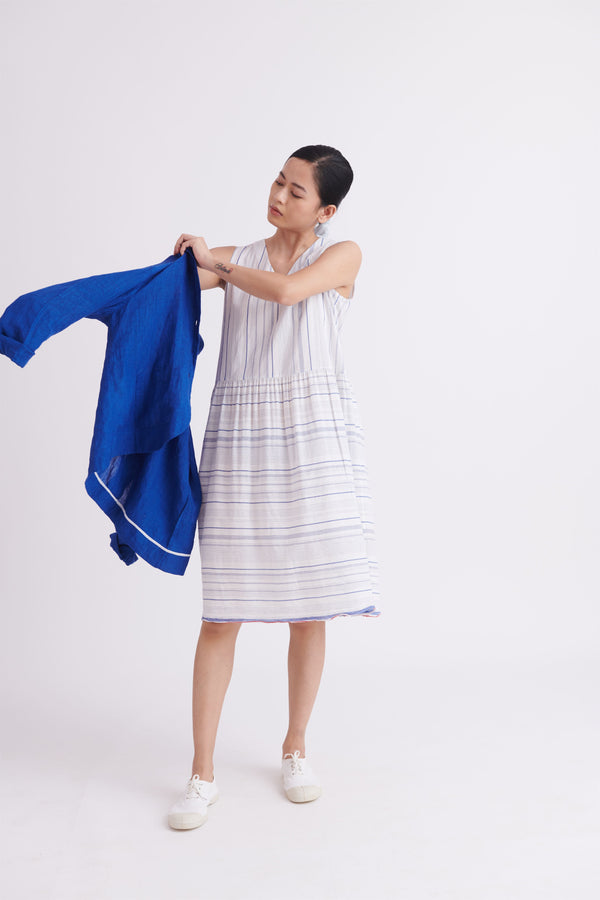 summer dress cotton stripe-SS2023-07-fashion edit-the plavate - Shop Cult Modern