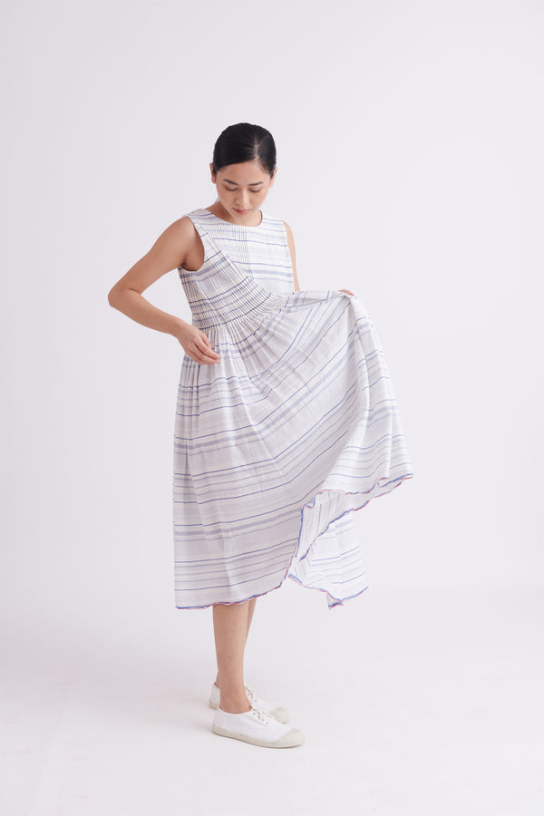 summer dress cotton stripe-SS2023-01-fashion edit-the plavate - Shop Cult Modern