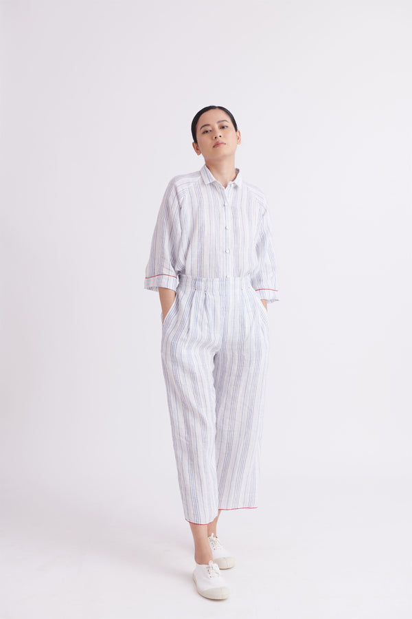 summer pant linen blue stripe-SS2025-13-fashion edit-the plavate - Shop Cult Modern