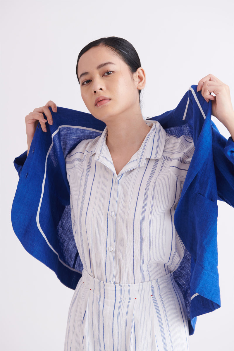 summer shirt cotton stripe-SS2025-12-fashion edit-the plavate - Shop Cult Modern