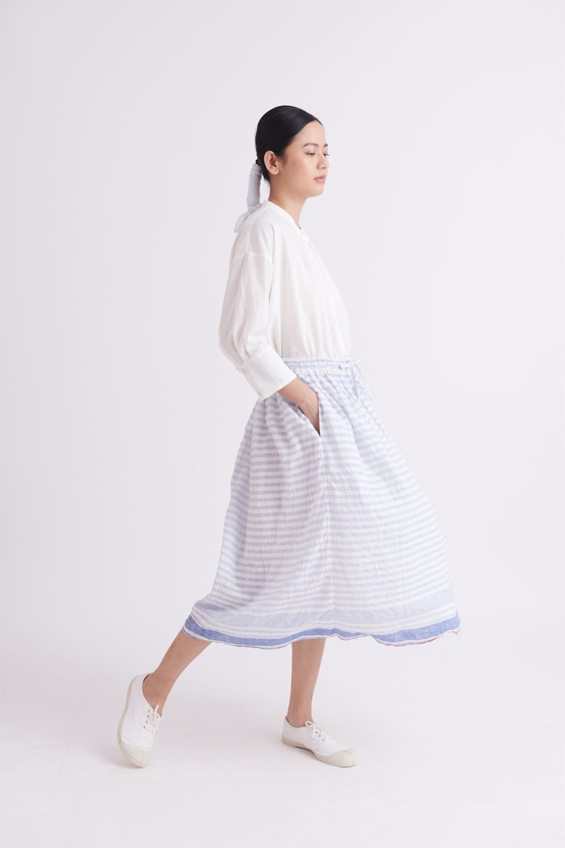 summer skirt cotton check-SS2025-37-fashion edit-the plavate - Shop Cult Modern